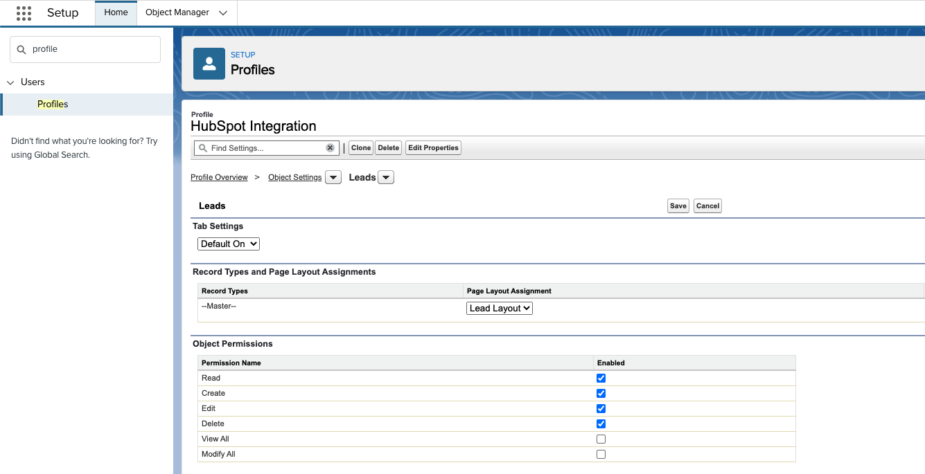 1. integration user