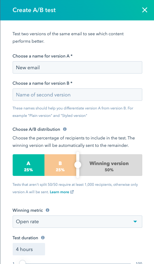 A/B Testing In HubSpot