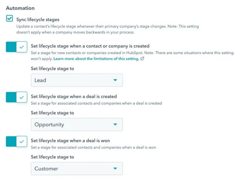 Automating lifecycle stages