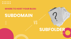 Should you host your bold on a subdomain or subfolder for seo?