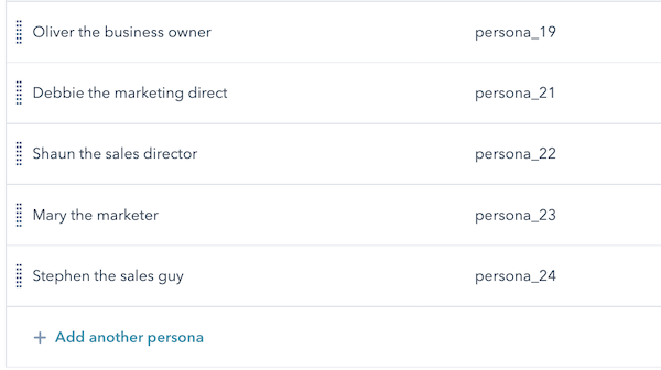 HubSpot Buyer Persona