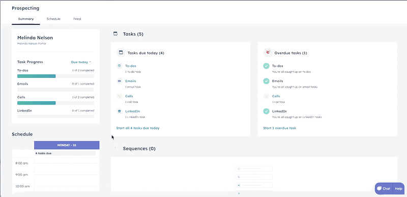 HubSpot Prospecting Workspace