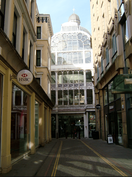 Manchester growth marketing agency Six & Flow has found a brand new home - Barton Arcade Exterior