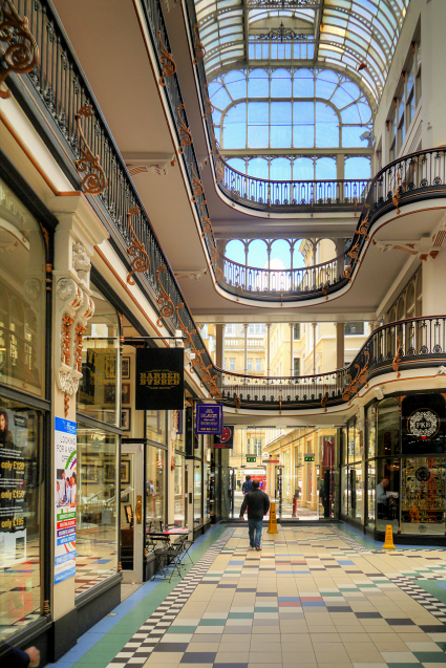 Manchester growth marketing agency Six & Flow has found a brand new home - Barton Arcade Interior