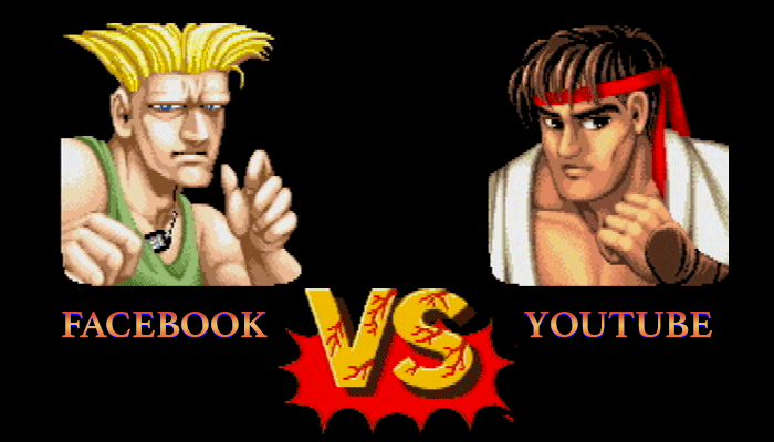 Facebook versus Youtube