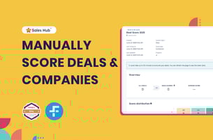 Manually Score Deals & Companies