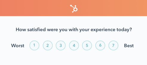 Example CSAT survey