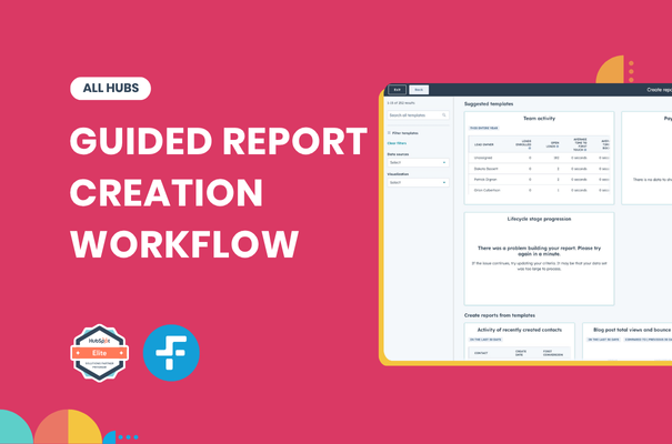 Guided Report Creation Workflow