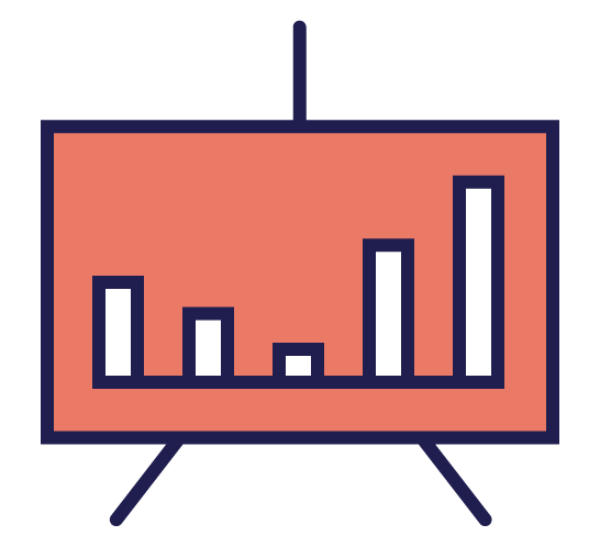 Performance chart icon